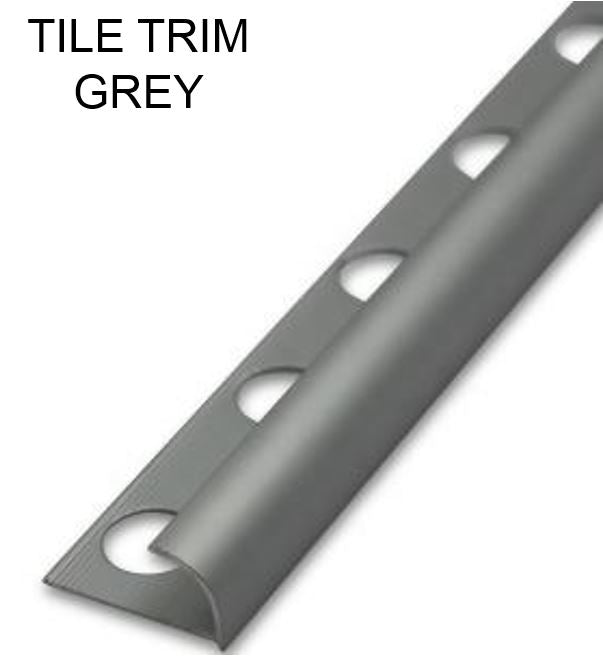 TILE TRIM PLAIN GREY (PO) MURA online Home Depot