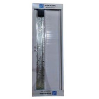 ALUMINUM DOOR 65X200 LONG GLASS WHITE RIGHT