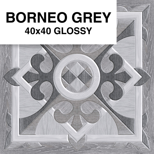 BORNEO GREY 40X40 GLOSSY COH (PO)