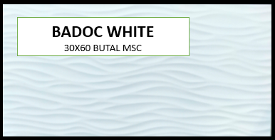 BUTAL BADOC WHITE 30X60 MSC
