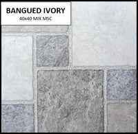 BUTAL BANGUED IVORY 40X40 ROUGH MSC