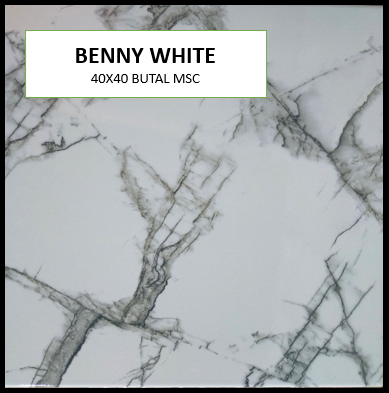 Z BENNY WHITE 40X40 MSC GLOSSY