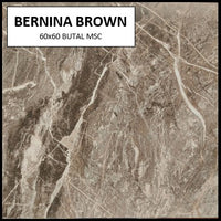 BUTAL BERNINA BROWN 60X60 MSC GLOSS ON MATTE