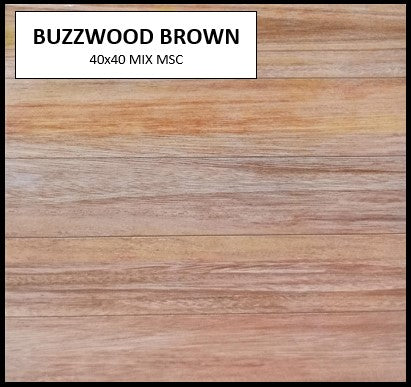 Z BUZZWOOD BROWN 40x40 GLOSSY MSC