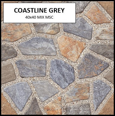BUTAL COASTLINE GREY 40x40 MSC ROUGH