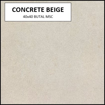 BUTAL CONCRETE BEIGE 40x40 MSC GLOSSY