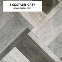 Z COSTALES GREY 40X40 MSC GLOSSY