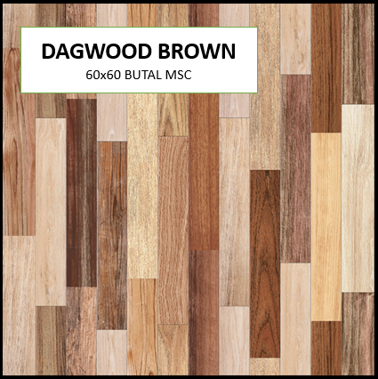 BUTAL DAGWOOD BROWN 60X60 MSC MATTE
