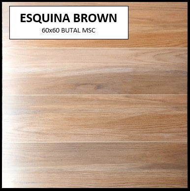 BUTAL ESQUINA BROWN 60X60 MSC MATTE