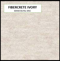BUTAL FIBERCRETE IVORY 60X60 MSC ROUGH