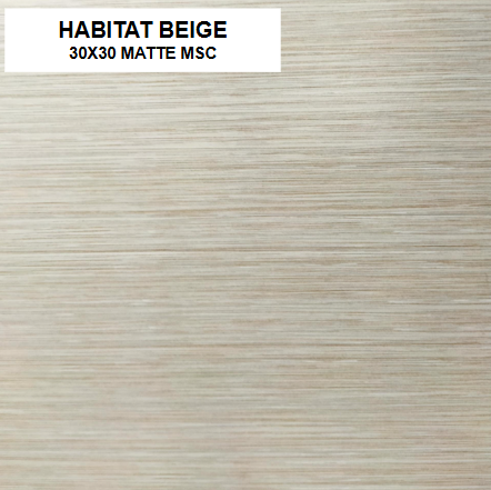 Z HABITAT BEIGE 30x30 MATTE MSC