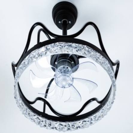 Ceiling Fan Light LED HLB9083BK-80W*2 Black & White D560mm  BESTLIGHT (P.O)