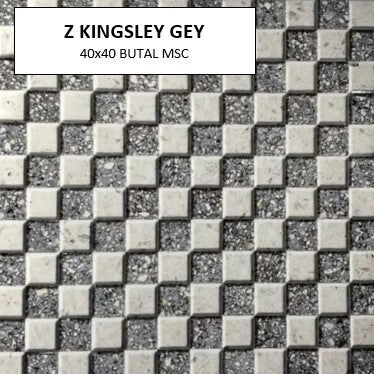 Z KINGSLEY GREY 40X40 MSC