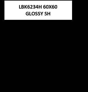 LBK6234H/HAD6000H 60X60 GLOSSY SH