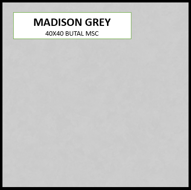BUTAL MADISON GREY 40X40 MSC MATTE