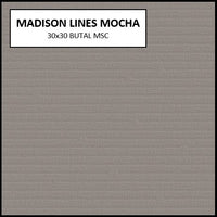 BUTAL MADISON LINES MOCHA 30x30 MSC MATTE