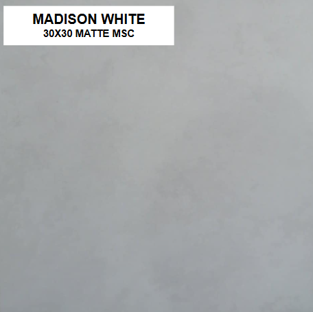 Z MADISON WHITE 30x30 MSC