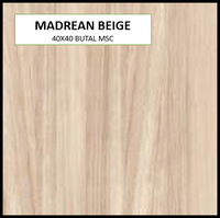BUTAL MADREAN BEIGE 40X40 MSC GLOSSY