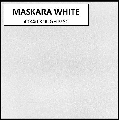MASKARA WHITE 40x40 MSC MATTE