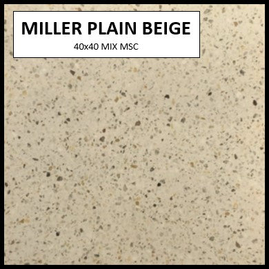 Z MILLER PLAIN BEIGE 40x40 MSC