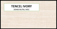 BUTAL TENCEL IVORY 30X60 MSC