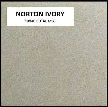 Z NORTON IVORY 40X40 MSC ROUGH