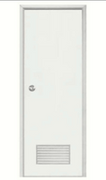 PVC DOOR WHITE 60x210 WITH LOUVER