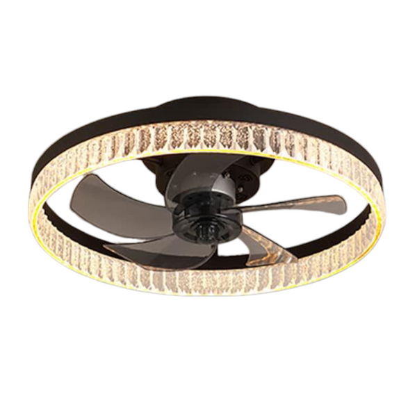 Ceiling Fan Light LED ONQ798B-60W BLACK D500mm BESTLIGHT