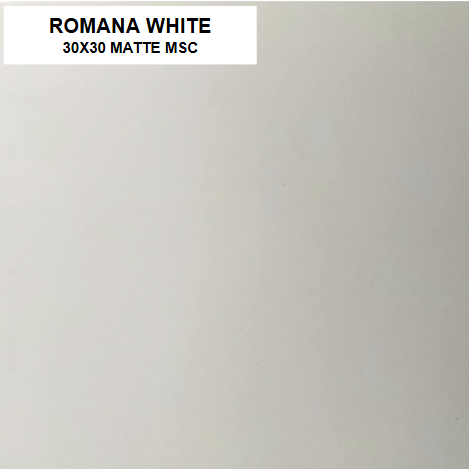 ROMANA WHITE 30X30 MSC