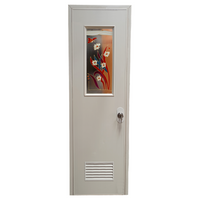 PVC DOOR with GLASS SH22 60x210 with LOUVER (P.O)