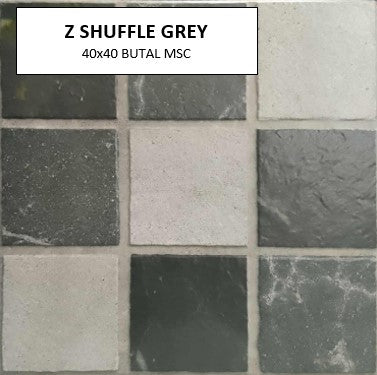 Z SHUFFLE GREY 40x40 MSC