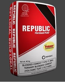 REPUBLIC CEMENT 40KGS - VICTORIA PEACE BUILDERS