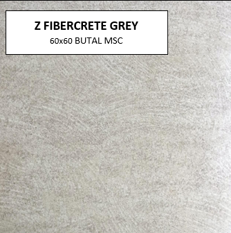 Z FIBERCRETE GREY 60X60 MSC