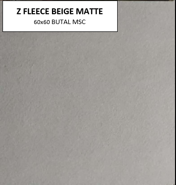 Z FLEECE BEIGE MATTE 60X60 MSC