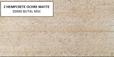 Z HEMPCRETE OCHRE 30X60 MSC MATTE