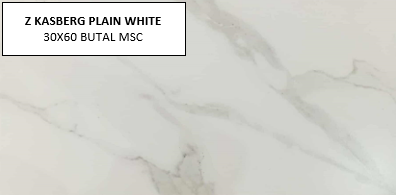 Z KASBERG PLAIN WHITE 30x60 MSC