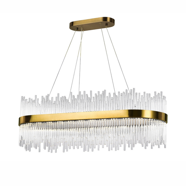 PHILUX LED CRYSTAL CHANDELIER #XL6601E/800-  62W*2 ELLIPSE BESTLIGHT