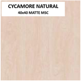 Z CYCAMORE NATURAL 40x40 MATTE MSC
