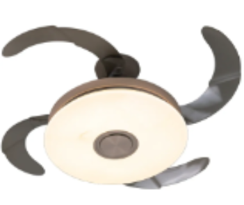 INVISIBLE FAN LIGHT #FZY9906- 45W*2 WHITE W/ BLUETOOTH & APP CONTROL D500mm BESTLIGHT