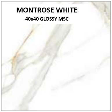 BUTAL MONTROSE WHITE 40X40 GLOSSY MSC