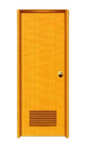PVC DOOR BEIGE 60x210 WITH LOUVER