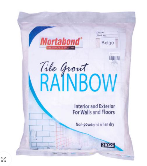 MORTABOND RAINBOW TILE GROUT - BEIGE 2 kg